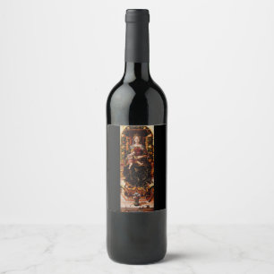 The Madonna della Candeletta Carlo Crivelli Art Wine Label