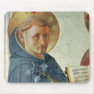 The Madonna delle Ombre, detail of St. Dominic Mouse Mat