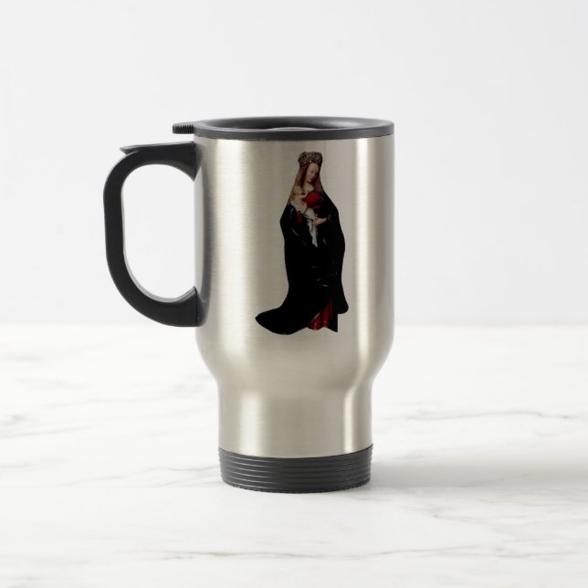 The Madonna in the Church by Jan van Eyck  Travel Mug (Left)