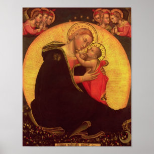 The Madonna of Humility, 1390-1400 Poster