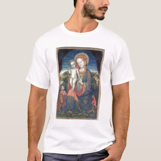 The Madonna of Humility adored by Leonello d'Este T-Shirt (Front)
