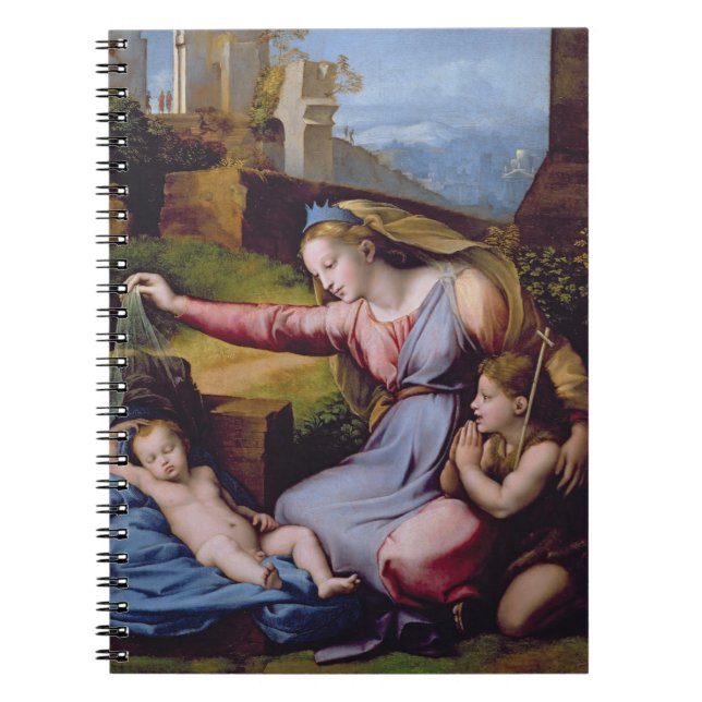 The Madonna of the Blue Diadem or The Madonna of t Notebook (Front)