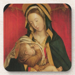 The Madonna Suckling her Child, 1520-30 (oil on pa Coaster