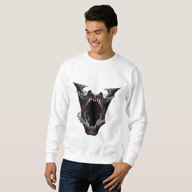 The Maelstrom Behemoth - A Hauntingly Cool Design Sweatshirt (Front Full)
