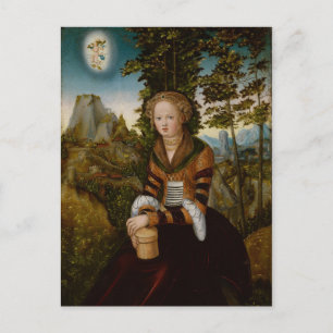 The Magdalene (Oil on Wood) Postcard