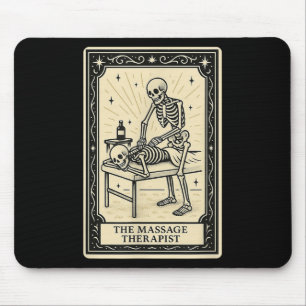 The Mage Therast Tarot Card - Halloween Soky Gothi Mouse Mat