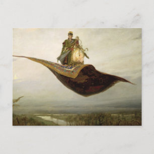 The Magic Carpet, 1880 Postcard