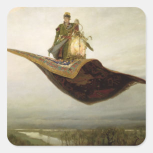 The Magic Carpet, 1880 Square Sticker