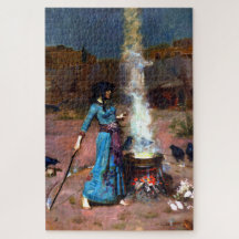 The Magic Circle John William Waterhouse Art