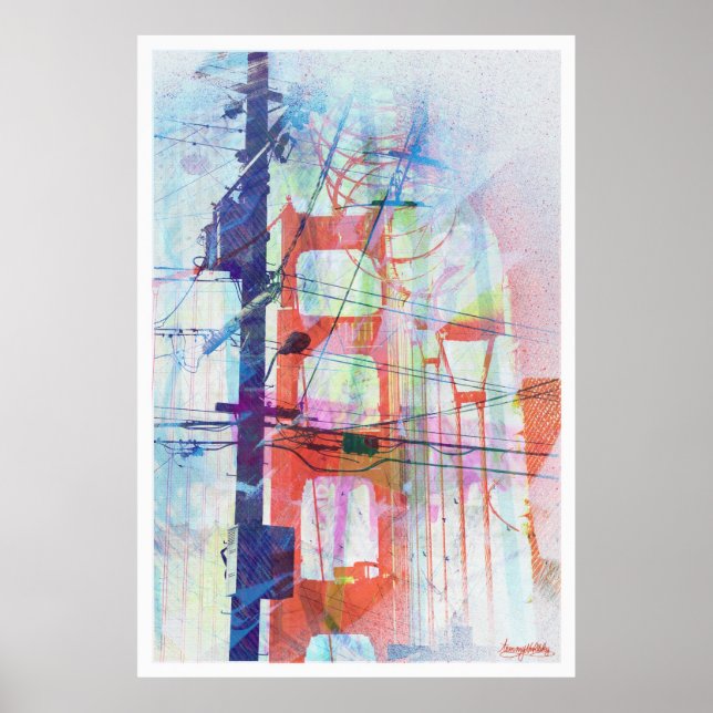 The Magic Electric Golden gate of san Francisco Poster (Front)