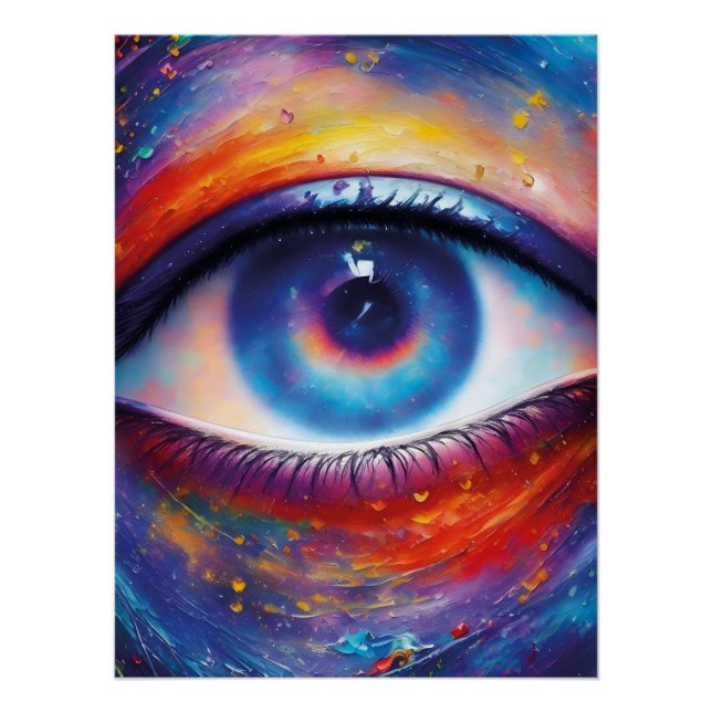 The magic eye - fantastic fantasy motif poster (Front)