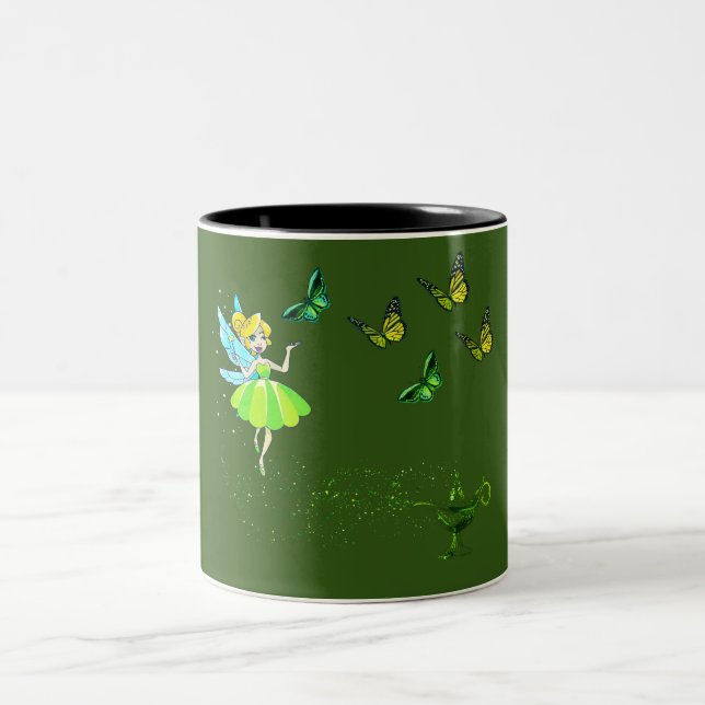 The magic lamp  Two-Tone coffee mug (Center)