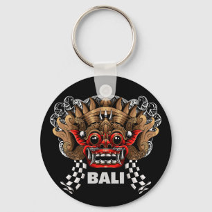 The Magic of Bali with You: Black Barong Key Chain