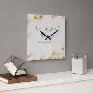 the magic of change , wall clock