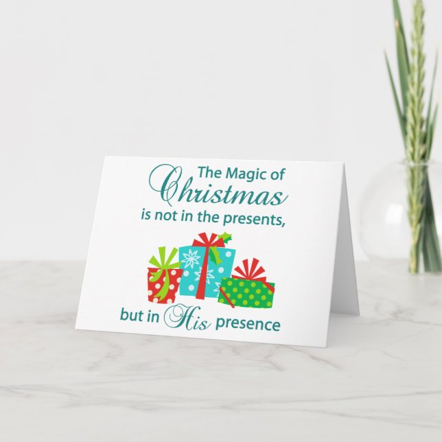 The Magic of Christmas Card (Front)