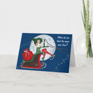 The magic of Christmas Holiday Card