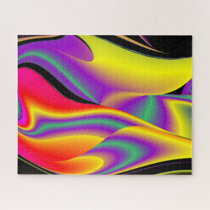 The Magic of Colors Abstract 3D Rainbowart Jigsaw Puzzle