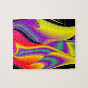 The Magic of Colors Abstract 3D Rainbowart Jigsaw Puzzle