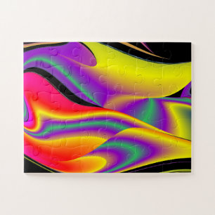 The Magic of Colors Abstract 3D Rainbowart Jigsaw Puzzle