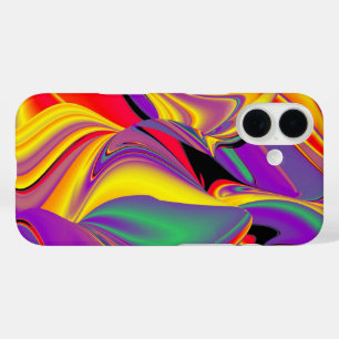 The Magic of Colours Abstract 3D Rainbowart iPhone 16 Case