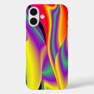 The Magic of Colours Abstract 3D Rainbowart iPhone 16 Plus Case