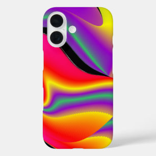 The Magic of Colours Abstract 3D Rainbowart iPhone 16 Case