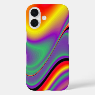 The Magic of Colours Abstract 3D Rainbowart iPhone 16 Case