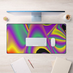 The Magic of Colours Abstract 3D Rainbowart Desk Mat