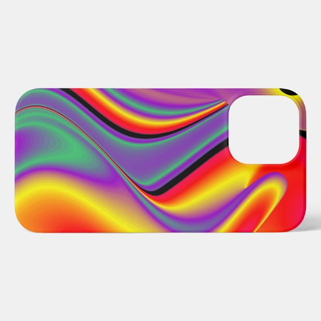 The Magic of Colours Abstract 3D Rainbowart iPhone Case (Back Horizontal)
