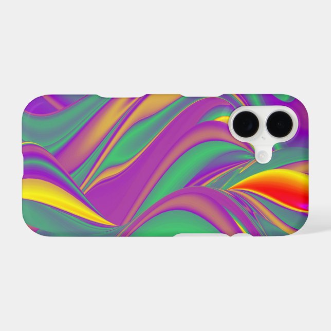 The Magic of Colours Abstract 3D Rainbowart iPhone Case (Back Horizontal)