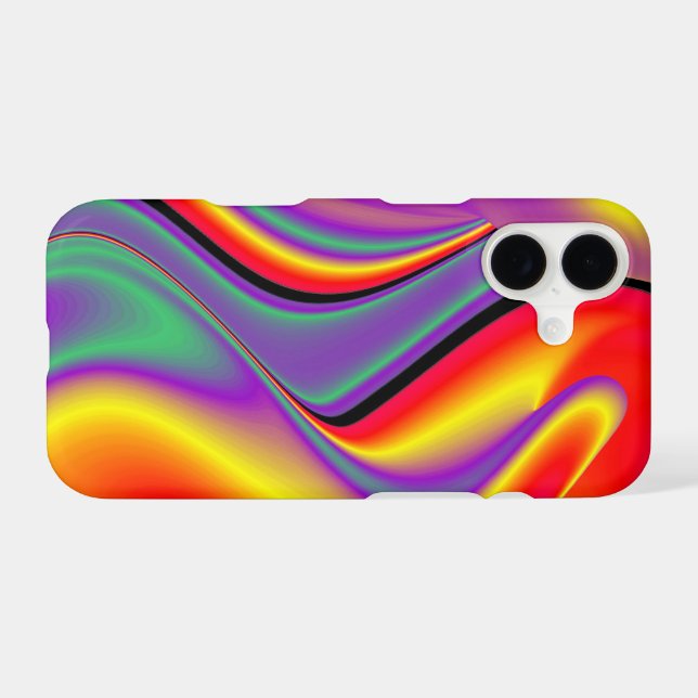 The Magic of Colours Abstract 3D Rainbowart iPhone Case (Back Horizontal)