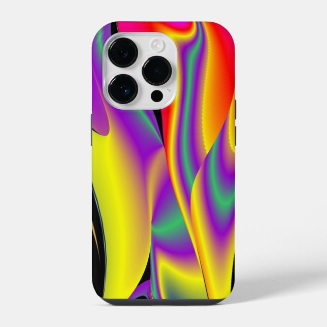 The Magic of Colours Abstract 3D Rainbowart iPhone Case (Back)