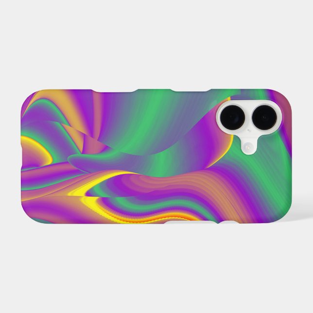 The Magic of Colours Abstract 3D Rainbowart iPhone Case (Back Horizontal)