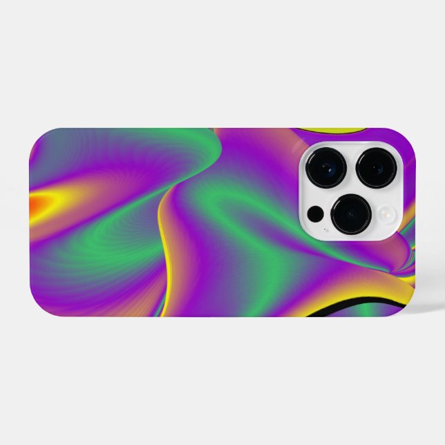 The Magic of Colours Abstract 3D Rainbowart iPhone Case (Back Horizontal)