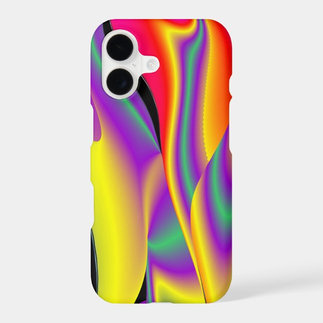 The Magic of Colours Abstract 3D Rainbowart iPhone Case (Back)