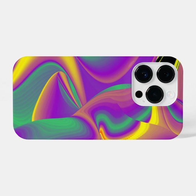 The Magic of Colours Abstract 3D Rainbowart iPhone Case (Back Horizontal)
