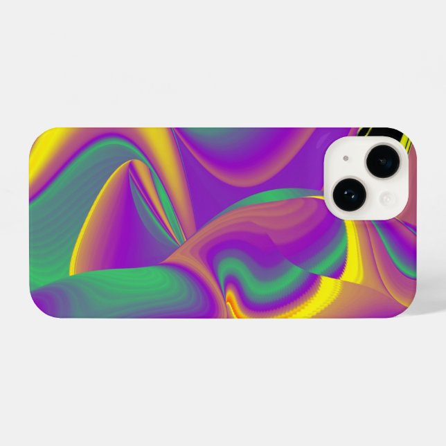 The Magic of Colours Abstract 3D Rainbowart iPhone Case (Back Horizontal)