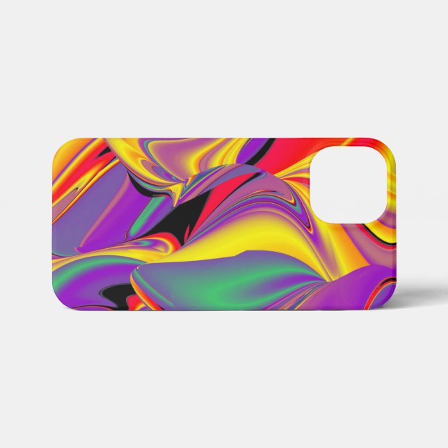 The Magic of Colours Abstract 3D Rainbowart iPhone Case (Back Horizontal)