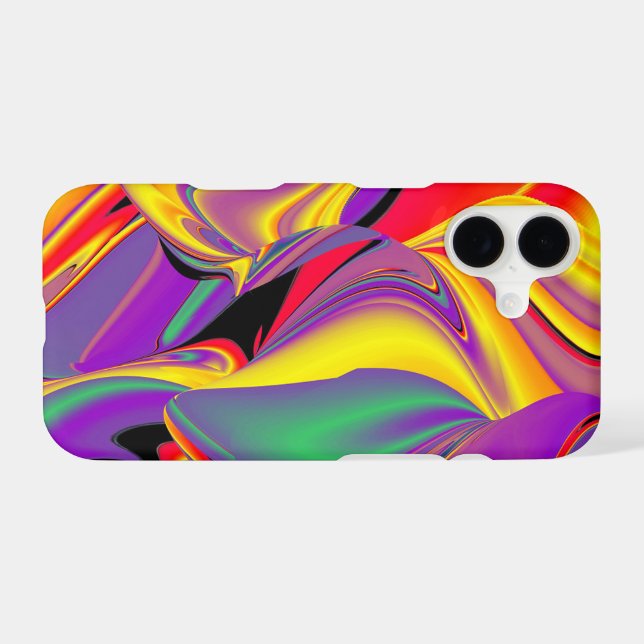 The Magic of Colours Abstract 3D Rainbowart iPhone Case (Back Horizontal)