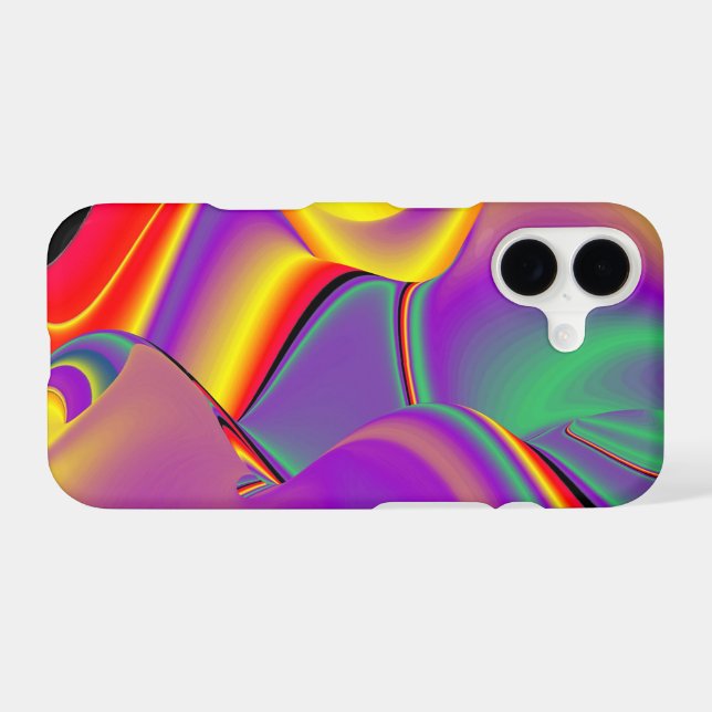 The Magic of Colours Abstract 3D Rainbowart iPhone Case (Back Horizontal)