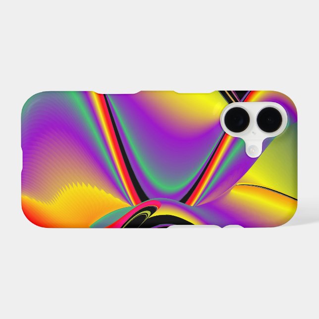 The Magic of Colours Abstract 3D Rainbowart iPhone Case (Back Horizontal)