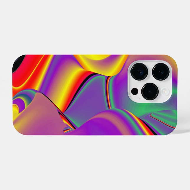 The Magic of Colours Abstract 3D Rainbowart iPhone Case (Back Horizontal)