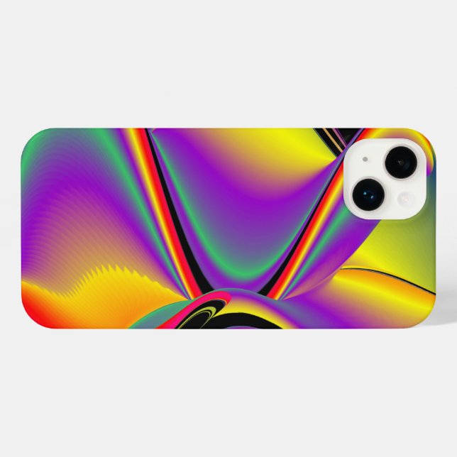 The Magic of Colours Abstract 3D Rainbowart iPhone Case (Back Horizontal)