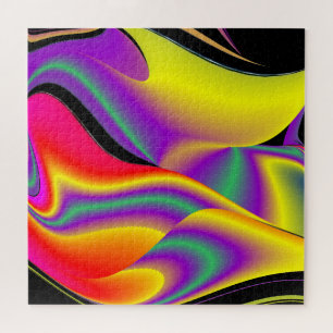 The Magic of Colours Abstract 3D Rainbowart Jigsaw Puzzle