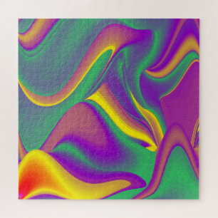 The Magic of Colours Abstract 3D Rainbowart Jigsaw Puzzle