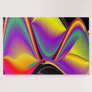 The Magic of Colours Abstract 3D Rainbowart Jigsaw Puzzle