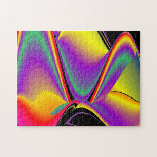 The Magic of Colours Abstract 3D Rainbowart Jigsaw Puzzle