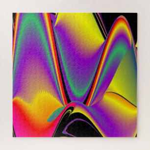 The Magic of Colours Abstract 3D Rainbowart Jigsaw Puzzle