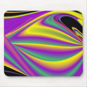 The Magic of Colours Abstract 3D Rainbowart Mouse Mat