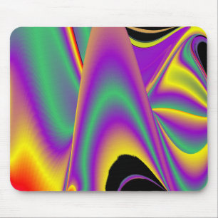 The Magic of Colours Abstract 3D Rainbowart Mouse Mat